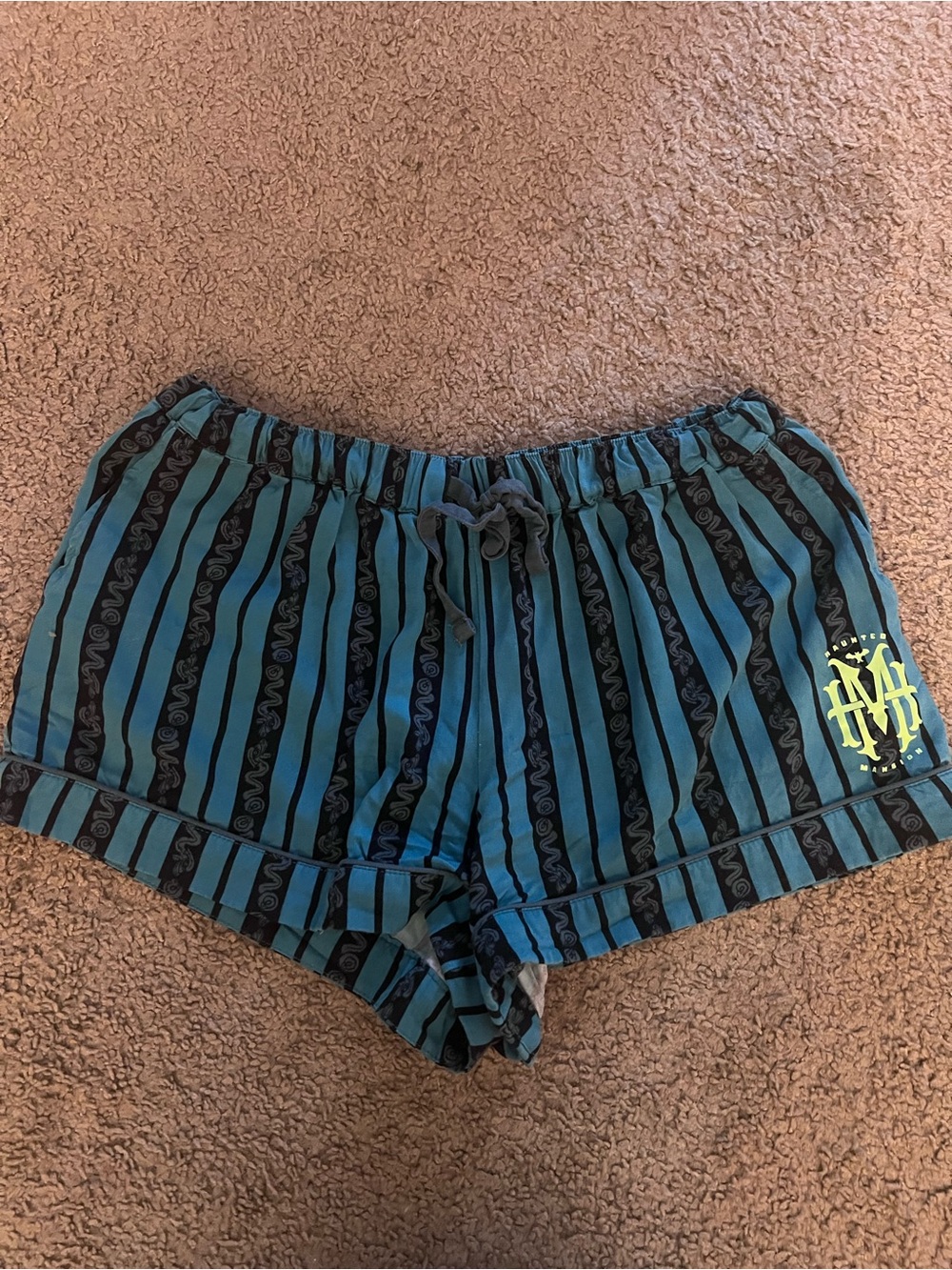 Disney Haunted Mansion lounge shorts